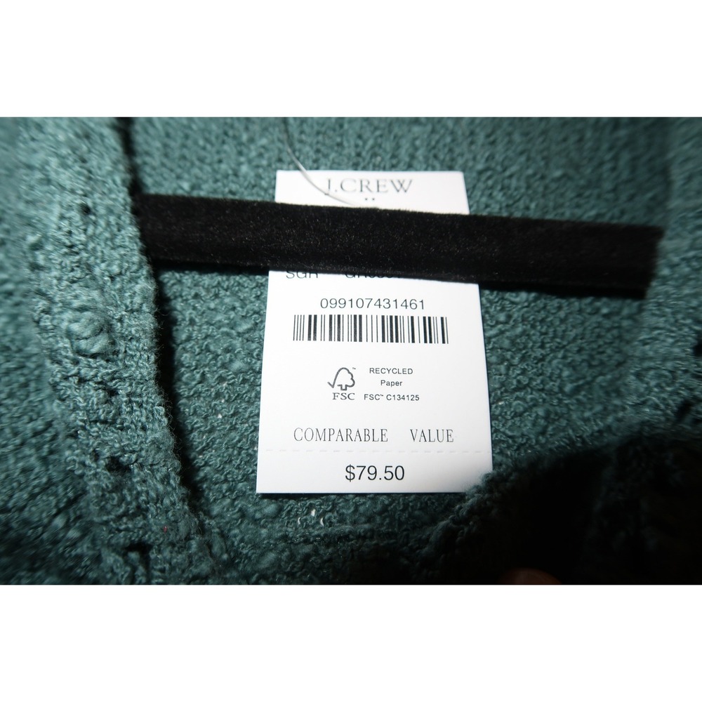 J.Crew Sweater Vest Green Small CC114 Sleeveless Knit Office Casual - Picture 4 of 8